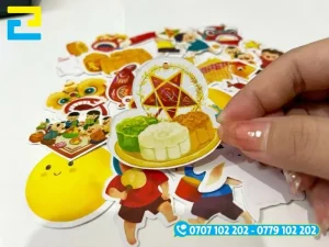Mẫu in sticker chất liệu decal phản quang 3M, bám dính chắc mọi bề mặt