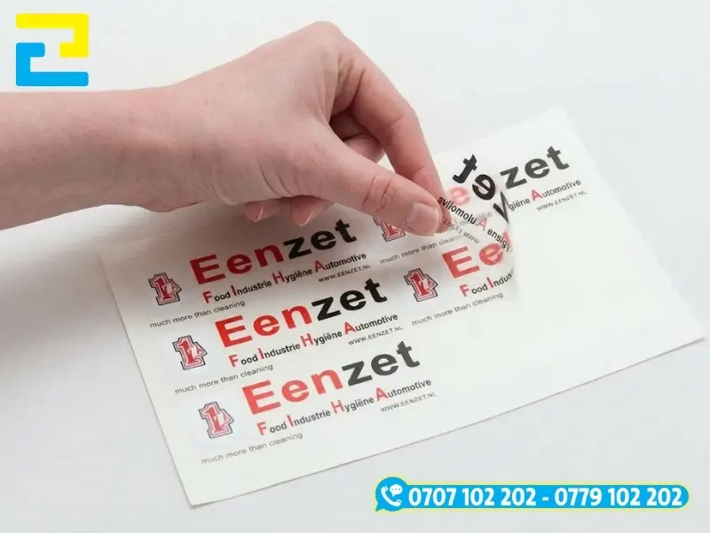 Decal được in 2 mặt