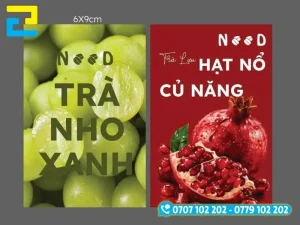 Mẫu thiết kế decal theo yêu cầu khách hàng