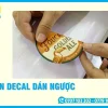 Nhận In Decal Dán Ngược Lên Kính, Mica Trong Chất Lượng