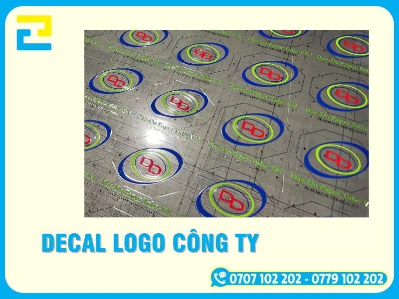 Chuyên In Decal Logo Công Ty Chất Lượng Cao, In Nhanh