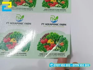 Decal nhựa PVC được sử dụng rất nhiều để in logo công ty