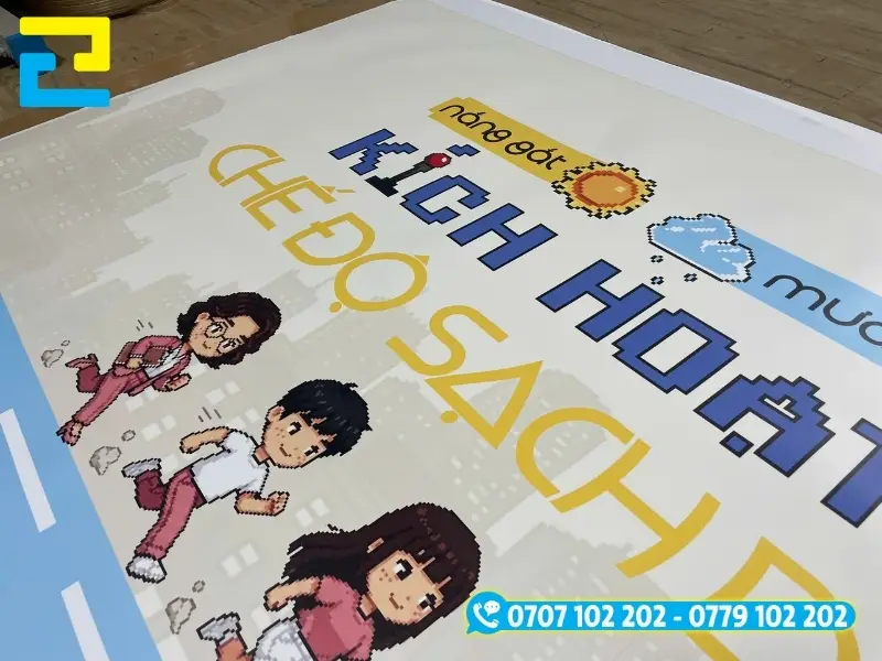 Poster in PP cao cấp cho độ phân giải cực nét từng đường nét