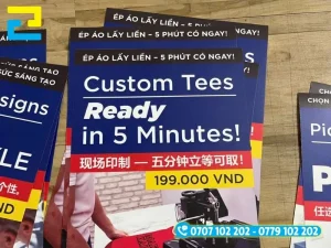 In PP làm banner quảng cáo cực kỳ bắt mắt, màu sắc nổi bật