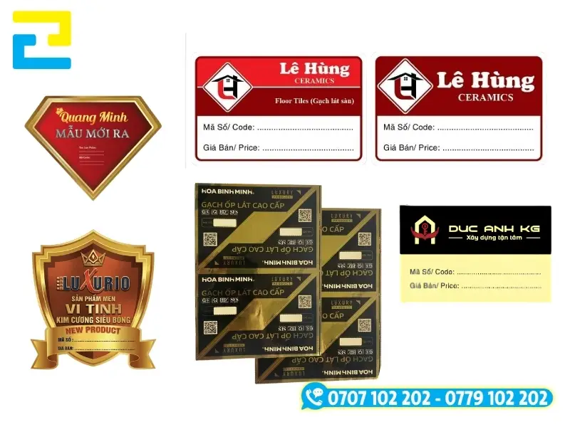 Quy trình đặt in tem dán gạch men nhanh chóng với 4 bước tại In Ấn 2H