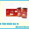 Mẫu In Tem Nhãn Gia Vị Bền Rẻ, Chống Dầu, Chống Nước