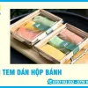 In Tem Dán Hộp Bánh Rẻ Đẹp, Miễn Phí Thiết Kế Tại TP.HCM