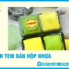 In Tem Dán Hộp Nhựa Giá Rẻ, In Nhanh Tại TP.HCM