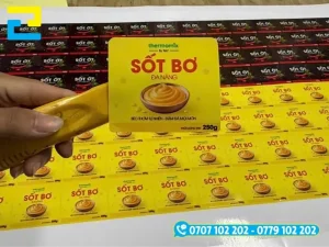 In Ấn 2H in tem nhãn sắc nét, bám chắc trên bề mặt sản phẩm với giá rẻ tại xưởng