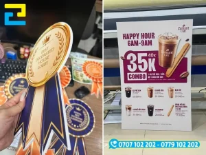 Cấu tạo tấm formex phẳng mịn dùng làm biển huân chương khen thưởng, menu