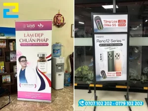 Quy trình tiếp nhận file và hoàn thiện thành phẩm standee lấy liền tại xưởng In Ấn 2H