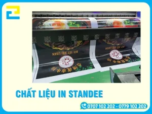 Báo Giá Bạt PP Chất Liệu In Standee Đẹp, Bền Màu