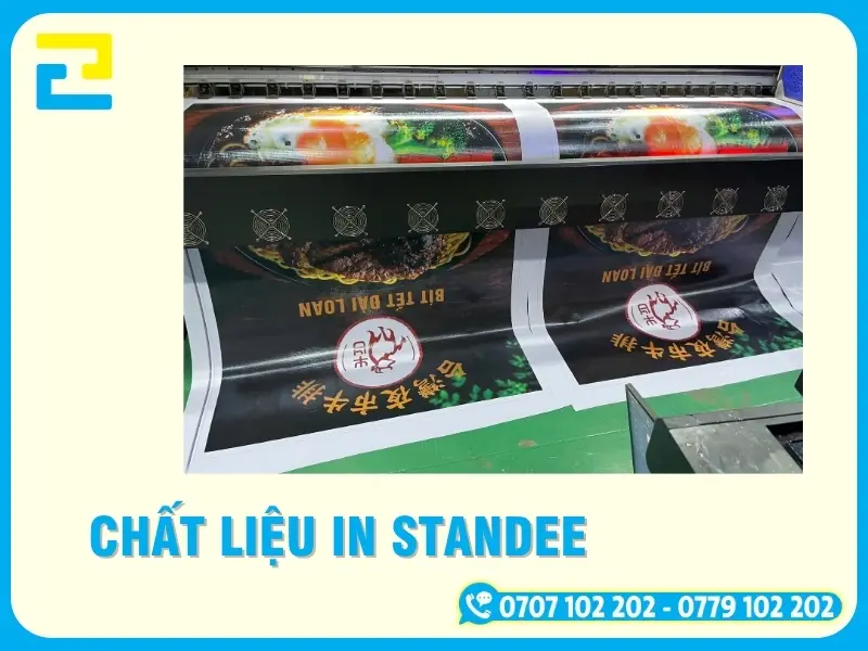 Báo Giá Bạt PP Chất Liệu In Standee Đẹp, Bền Màu