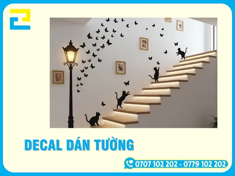 Báo Giá In Decal Dán Tường Theo Yêu Cầu, Nhiều Mẫu Đẹp