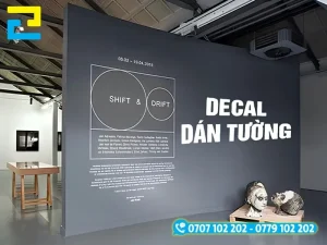 Công nghệ in decal đảm bảo độ hoàn thiện và chính xác trong từng chi tiết thiết kế.