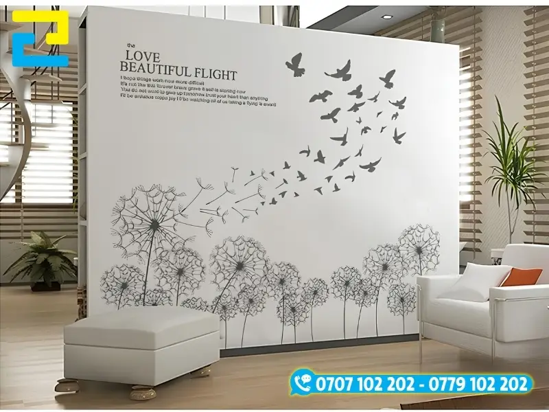 Quy trình nhận dịch vụ in decal dán tường của đơn vị In Ấn Quảng Cáo 2H rất đơn giản, có nhiều chính sách hỗ trợ khách hàng.
