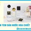 30+ Mẫu In Tem Dán Nước Hoa Chiết Sang Trọng, Thiết Kế Riêng