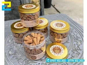 Thông tin tem trầm hương thường gồm hiển thị tên sản phẩm, nguồn gốc xuất xứ, khối lượng và mã QR trên tem trầm hương