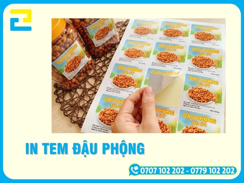 In Tem Đậu Phộng Giá Rẻ, Sẵn Mẫu Đẹp, In Nhanh