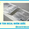 In Tem Decal Nhôm Xước Bền Đẹp, Giá Rẻ, Giao Toàn Quốc