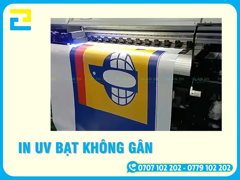 In UV Bạt Không Gân Xuyên Sáng, Sắc Nét, Bền Màu