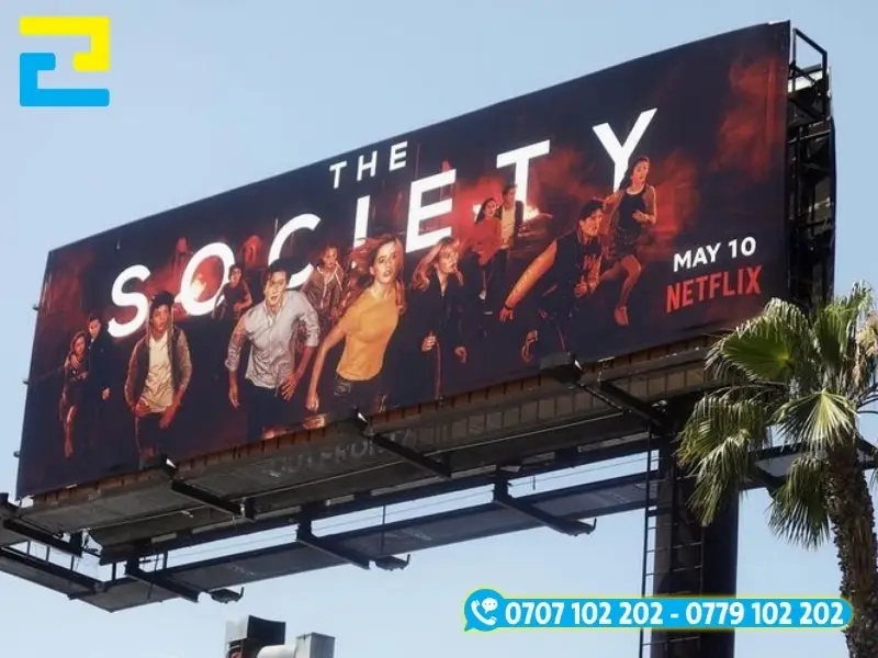 Pano khổ lớn ra mắt bộ phim mới trên Netflix