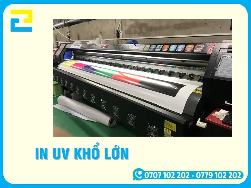 In UV Khổ Lớn Trên Bạt, Mica, Inox Sắc Nét, Chất Lượng Cao