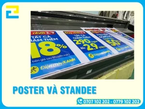 Báo Giá In Poster Và Standee Chi Tiết, Bền Đẹp, Giao Tận Nơi